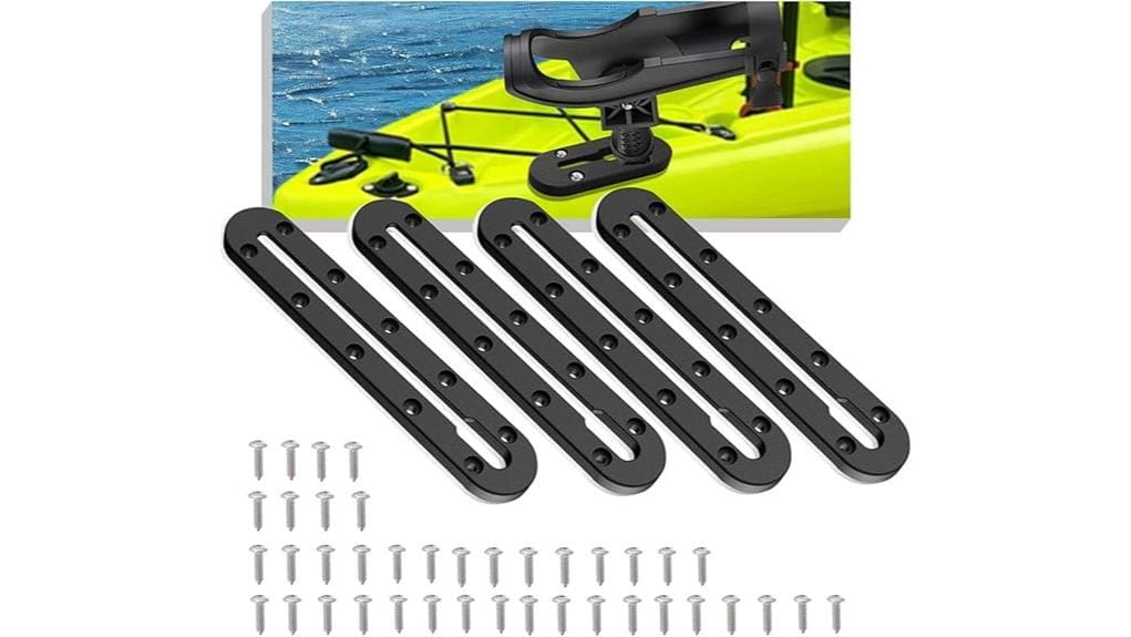 low profile kayak mount track