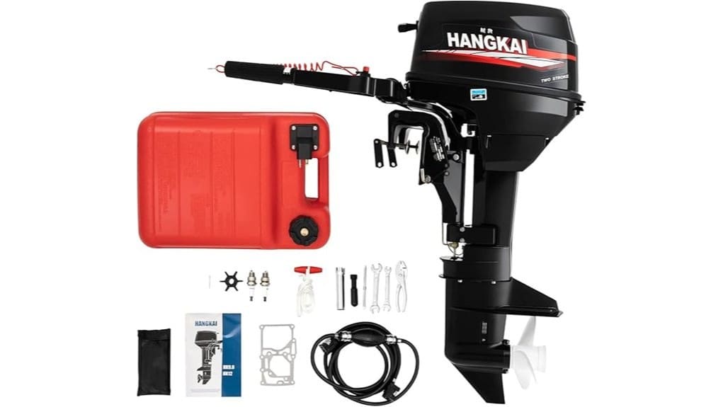 compact 12hp 169cc outboard