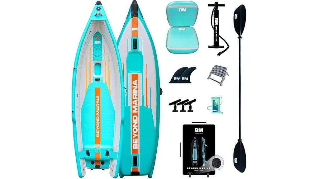 inflatable 12 6 tandem kayak