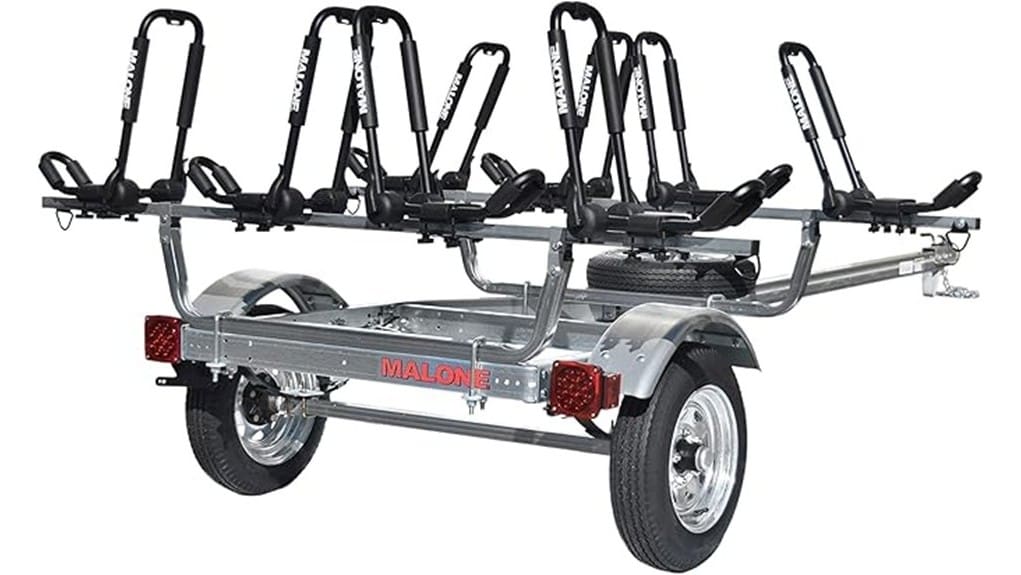 lightweight durable kayak trailer