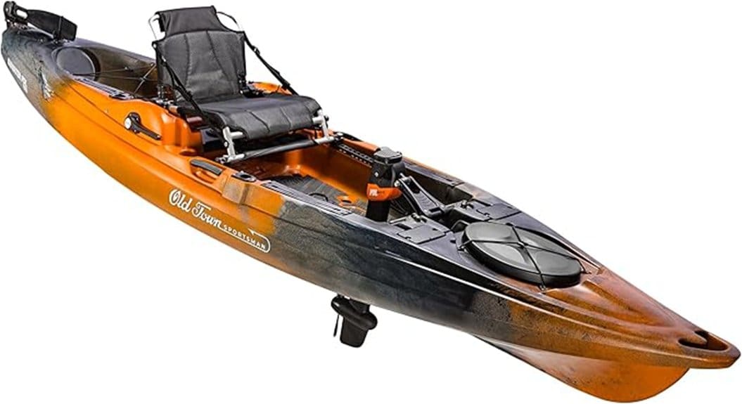 stable roomy fishing focused kayak
